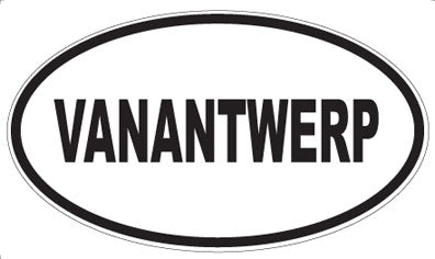 VANANTWERP - Oval Magnet