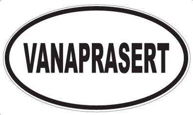 VANAPRASERT - Oval Sticker