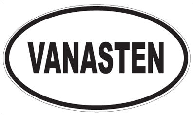 VANASTEN - Oval Sticker