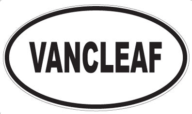 VANCLEAF - Oval Sticker