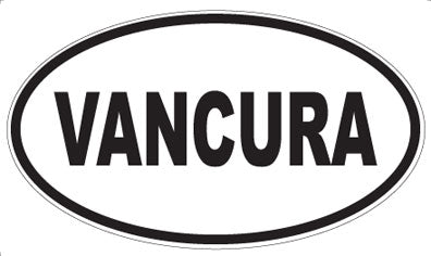VANCURA - Oval Sticker