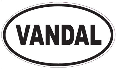 VANDAL - Oval Sticker
