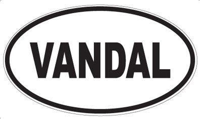 VANDAL - Oval Magnet