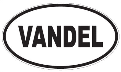 VANDEL - Oval Sticker