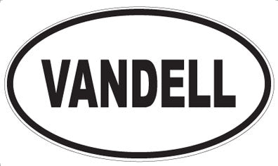 VANDELL - Oval Sticker