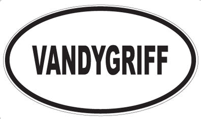 VANDYGRIFF - Oval Sticker