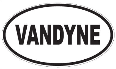 VANDYNE - Oval Sticker