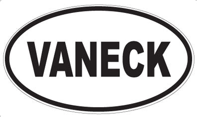 VANECK - Oval Sticker