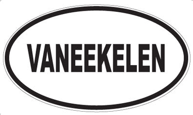 VANEEKELEN - Oval Magnet