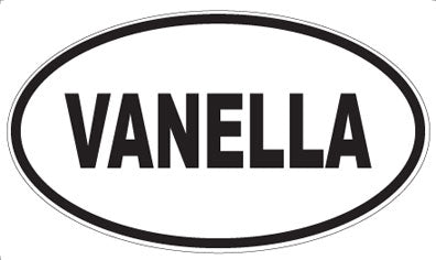 VANELLA - Oval Sticker