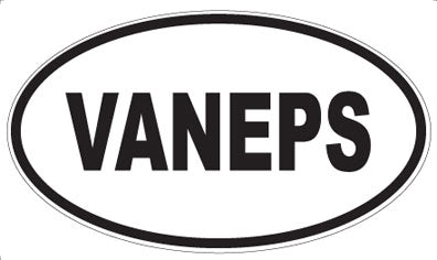 VANEPS - Oval Sticker