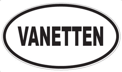 VANETTEN - Oval Sticker
