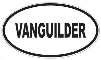 VANGUILDER - Oval Sticker