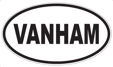 VANHAM - Oval Sticker