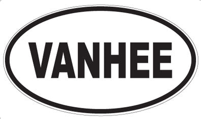 VANHEE - Oval Sticker