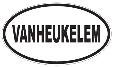VANHEUKELEM - Oval Sticker