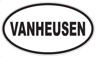 VANHEUSEN - Oval Magnet