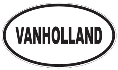 VANHOLLAND - Oval Magnet