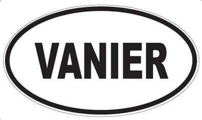 VANIER - Oval Sticker