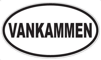 VANKAMMEN - Oval Sticker