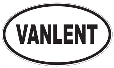 VANLENT - Oval Sticker