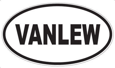VANLEW - Oval Sticker