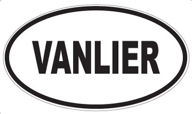 VANLIER - Oval Sticker