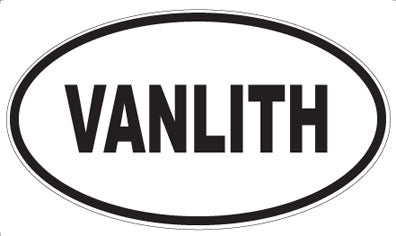 VANLITH - Oval Sticker