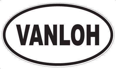 VANLOH - Oval Sticker