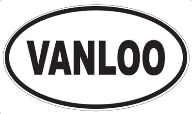 VANLOO - Oval Sticker