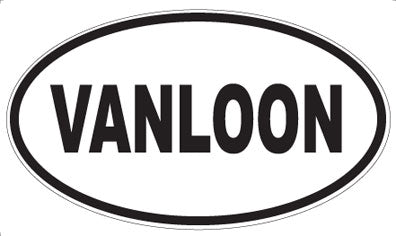 VANLOON - Oval Sticker