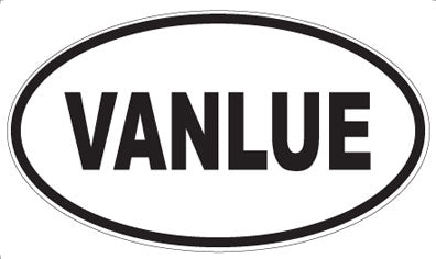 VANLUE - Oval Sticker