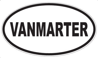 VANMARTER - Oval Sticker