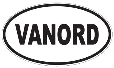 VANORD - Oval Sticker