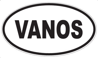 VANOS - Oval Sticker