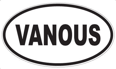 VANOUS - Oval Sticker
