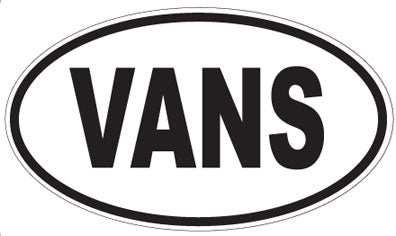 VANS - Oval Sticker