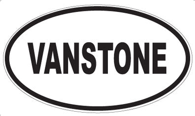 VANSTONE - Oval Sticker