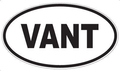 VANT - Oval Sticker