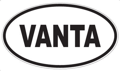 VANTA - Oval Sticker