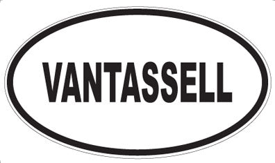 VANTASSELL - Oval Sticker