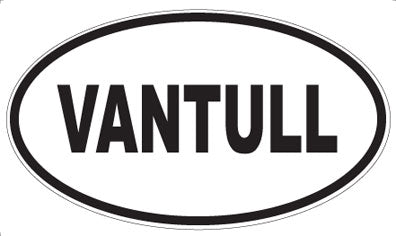 VANTULL - Oval Sticker