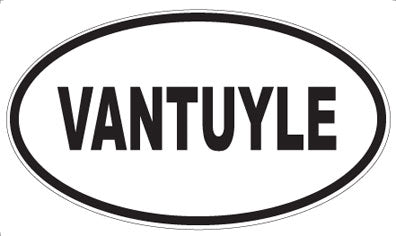 VANTUYLE - Oval Sticker