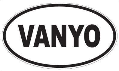 VANYO - Oval Sticker