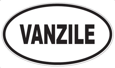 VANZILE - Oval Sticker