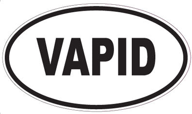 VAPID - Oval Magnet
