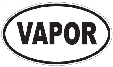 VAPOR - Oval Sticker