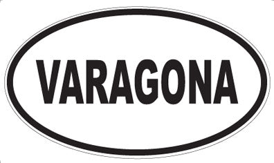 VARAGONA - Oval Sticker