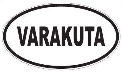 VARAKUTA - Oval Sticker