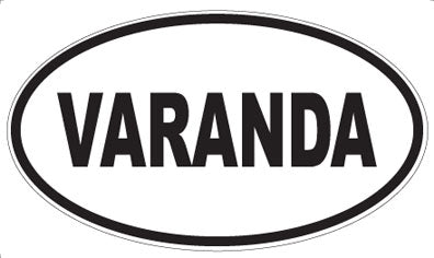 VARANDA - Oval Sticker